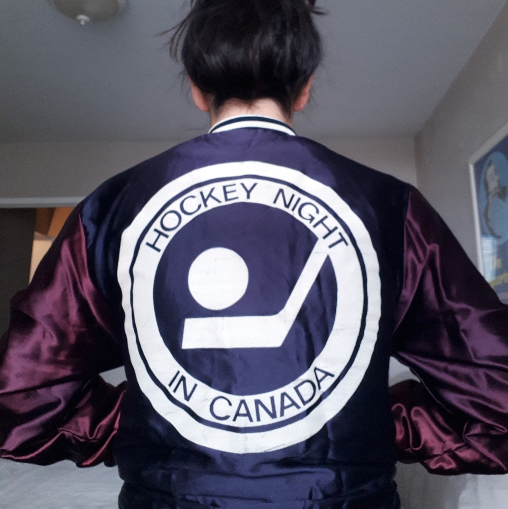 1970s Hockey Night In Canada Women's Purple Jacket